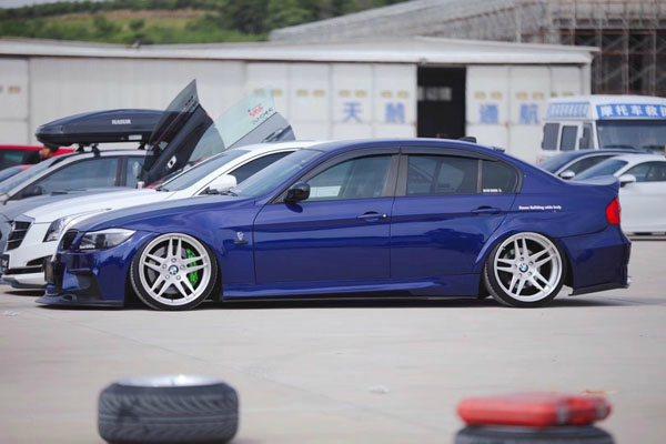 宝马3系e90改装airbft气动避震实现低趴梦