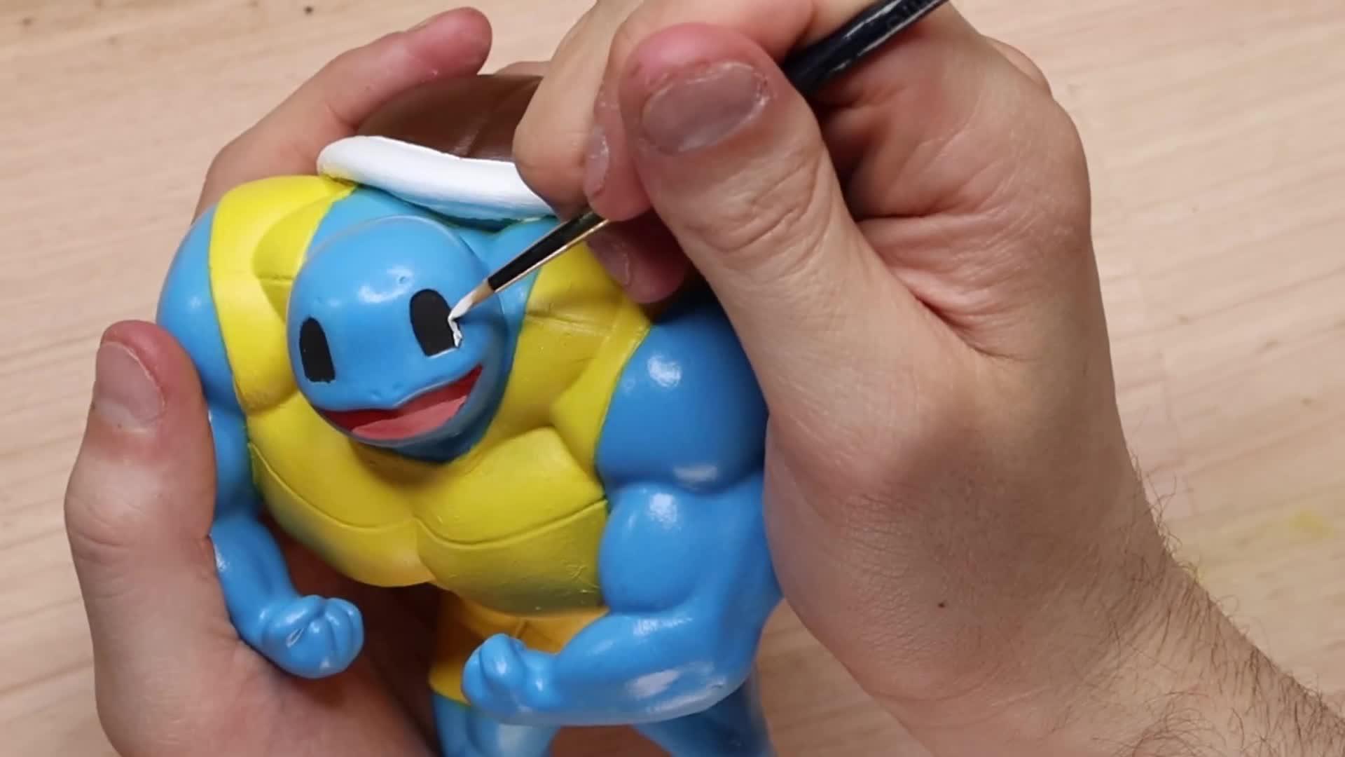 3d打印肌肉宝可梦手办上色教程 - 知乎