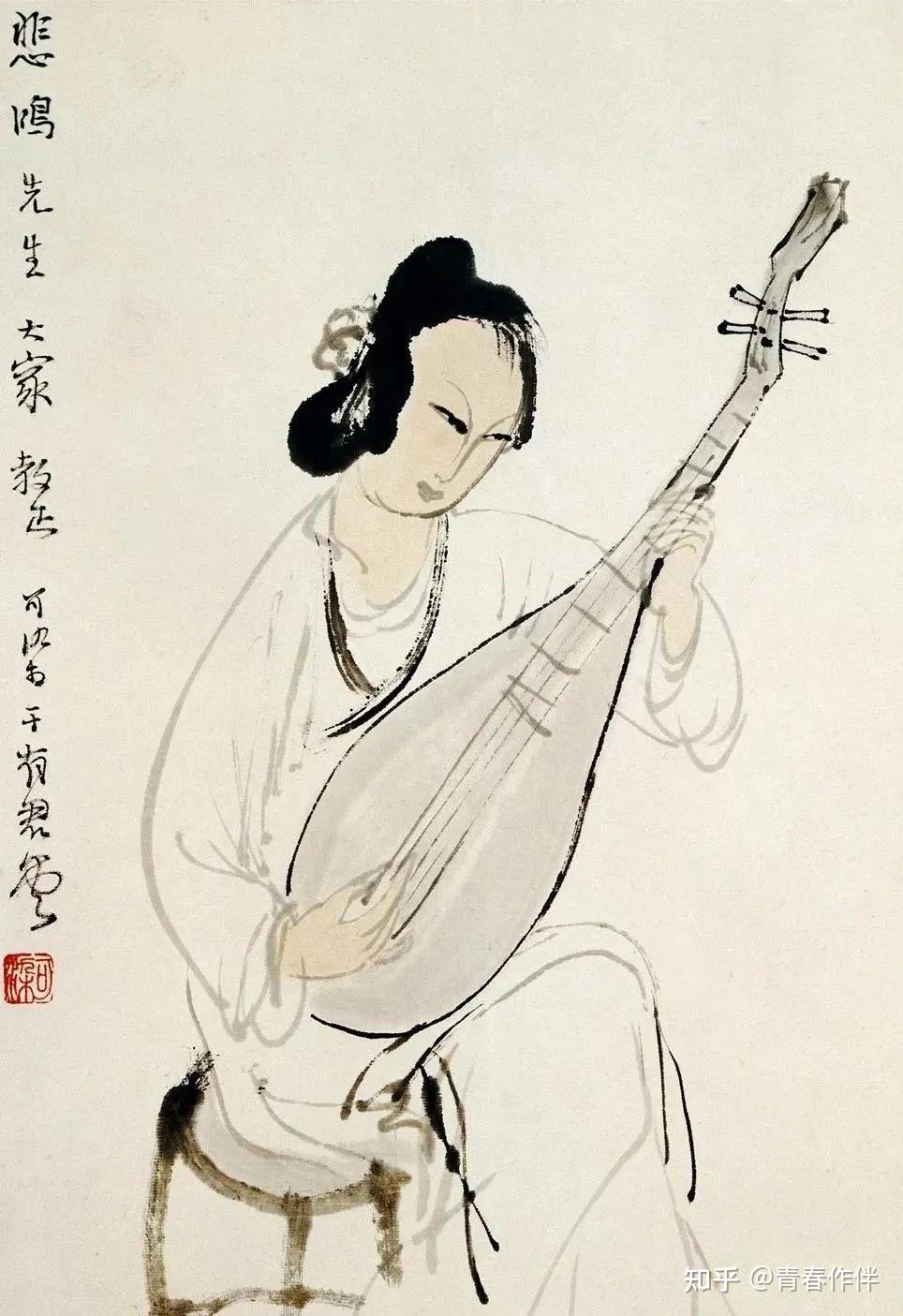 李可染的人物画,生动传神,富有情趣!