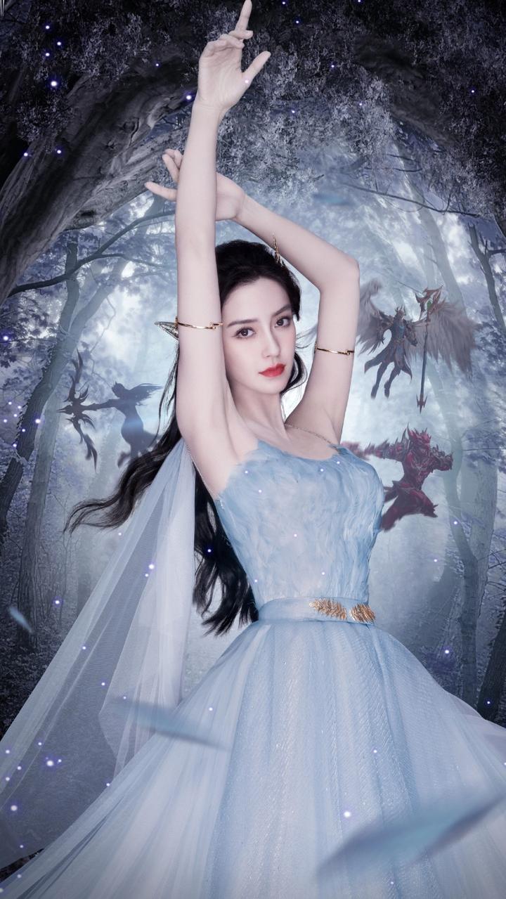 如果有仙女下凡,应该就是angelababy这样的吧?裙装造型美爆了!