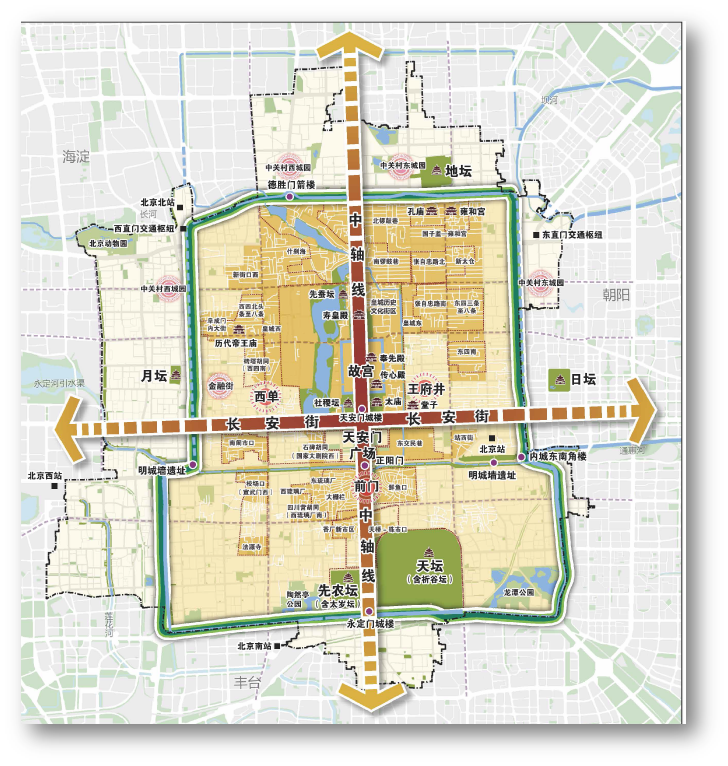 大北京一核双翼成型东西城核心区雄安新区京东新区