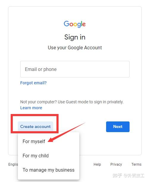 如何注册谷歌帐号-Gmail邮箱-跳过手机验证(图文教程) - 知乎