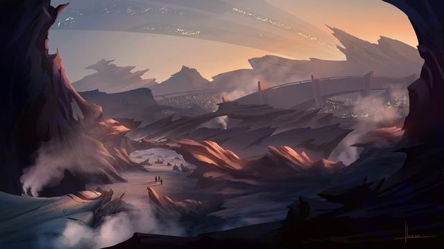 板绘进行场景创作时如何厚涂日系厚涂的运用技法