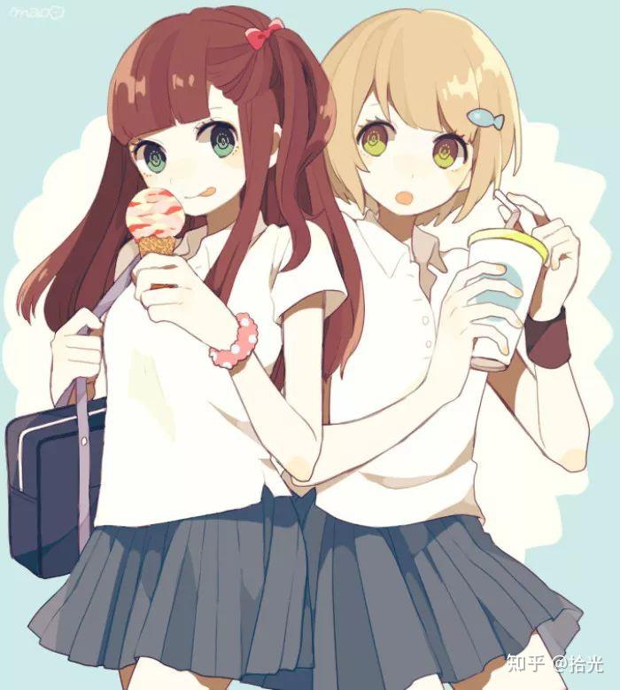 聊天背景图壁纸少女心闺蜜壁纸闺蜜背景图片两张闺蜜背景图一人一张
