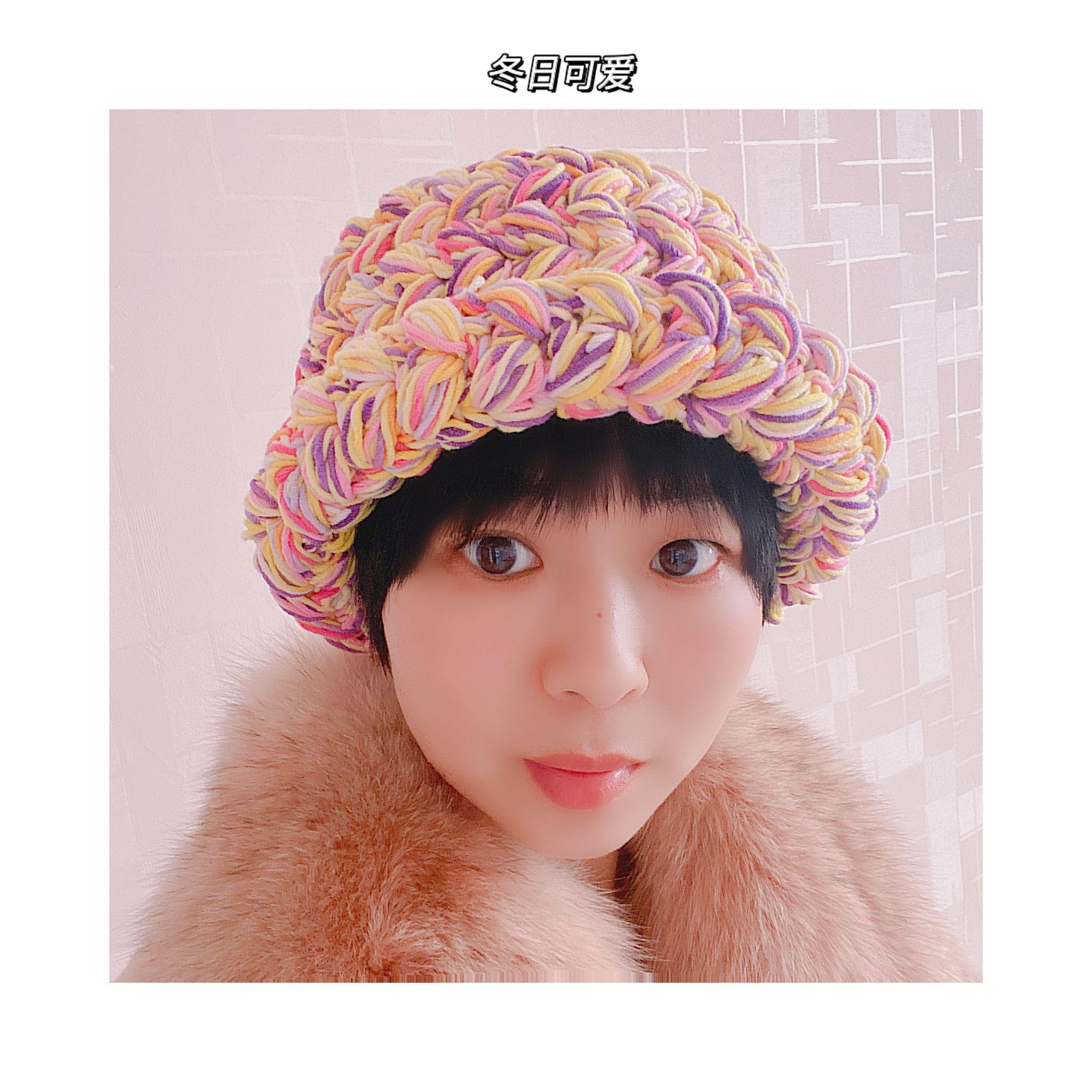 甜美可爱的钩针发带钩法简单适合新手