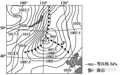 1有没有高压槽就是等压线凹向高压中心2有的话以此能否产生锋面反气旋