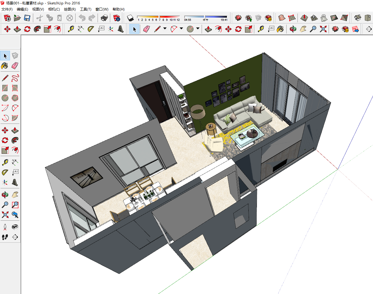 智能家居展厅 3D效果图 施工图|三维|建筑/空间|小成3D设计师 - 原创作品 - 站酷 (ZCOOL)