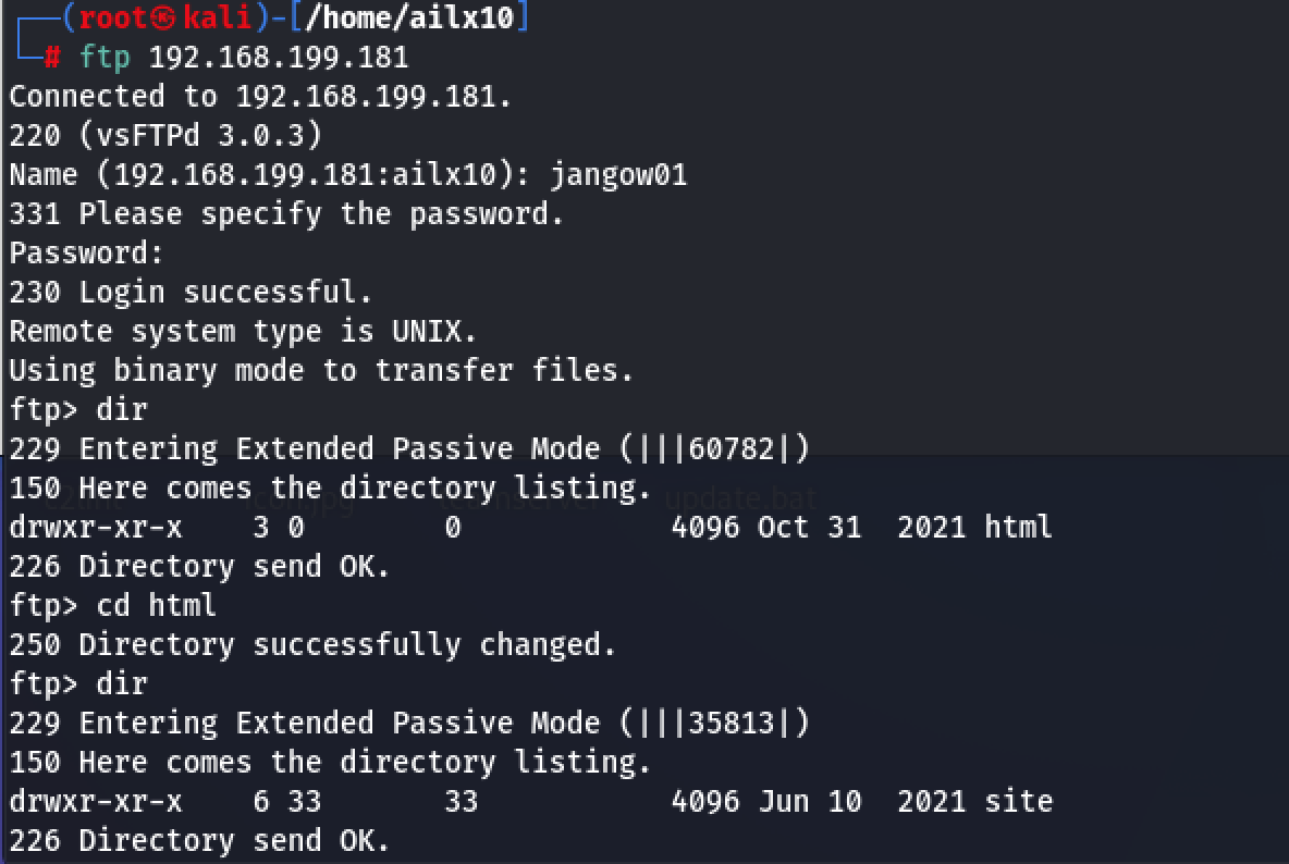 Vulnhub jangow 1 0 1 