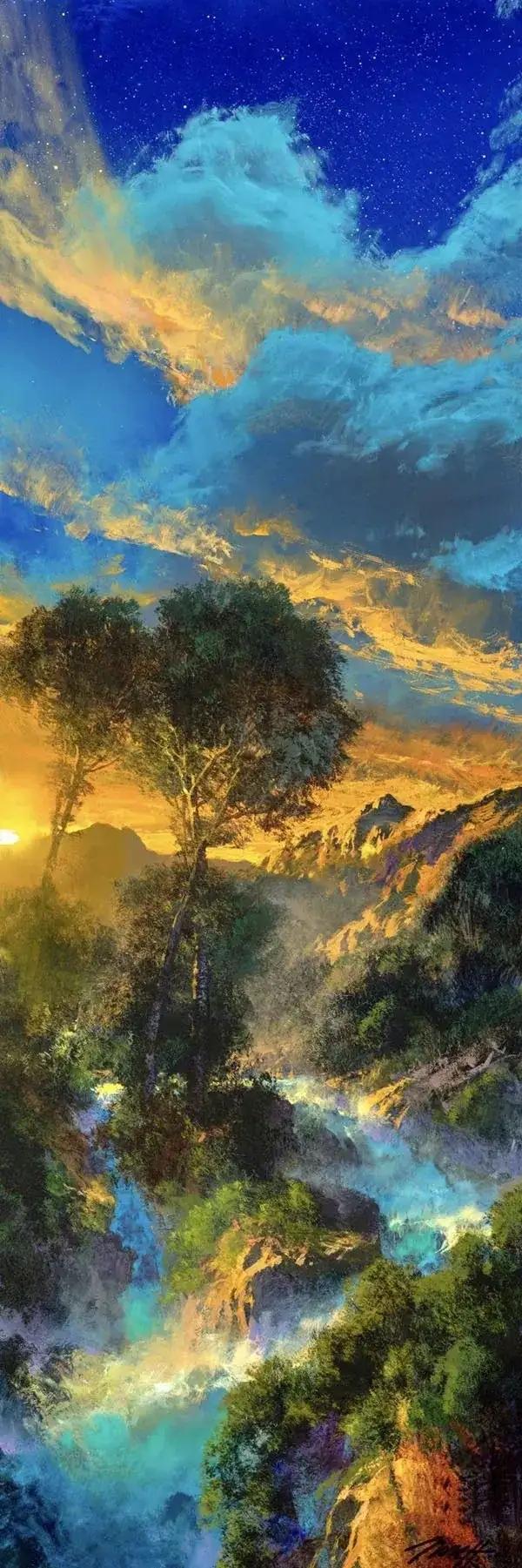 美国著名风景油画艺术家戴尔·特布什 dale terbush