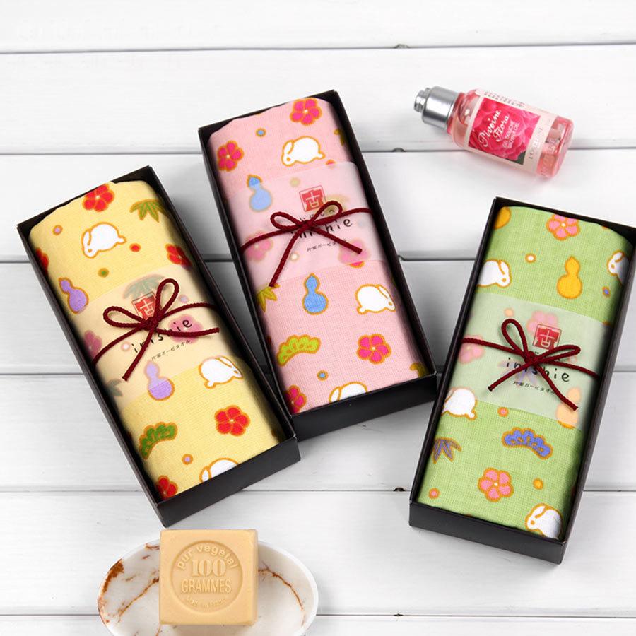 内野 和风纱布毛巾礼盒