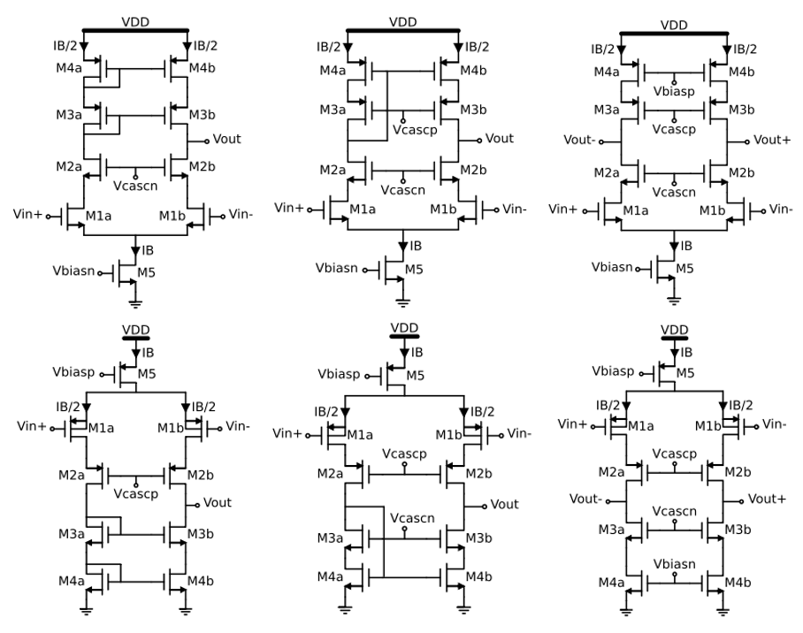 Differential input amplifier topology 