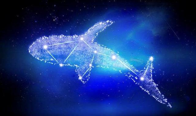 鲸鱼座星图图片
