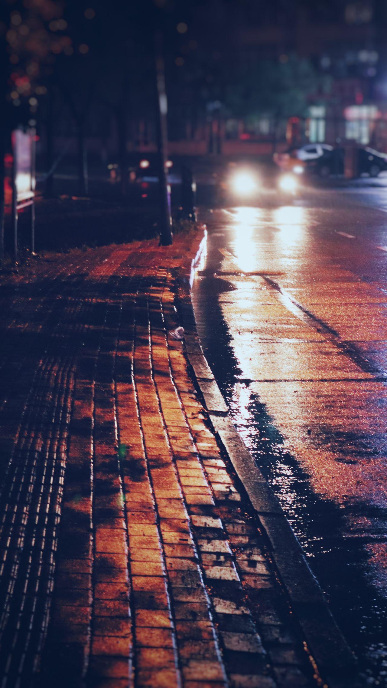 夜晚下雨的城市壁纸 - 夜晚下雨的城市手机壁纸 - 夜晚下雨的城市手机动态壁纸 - 元气壁纸