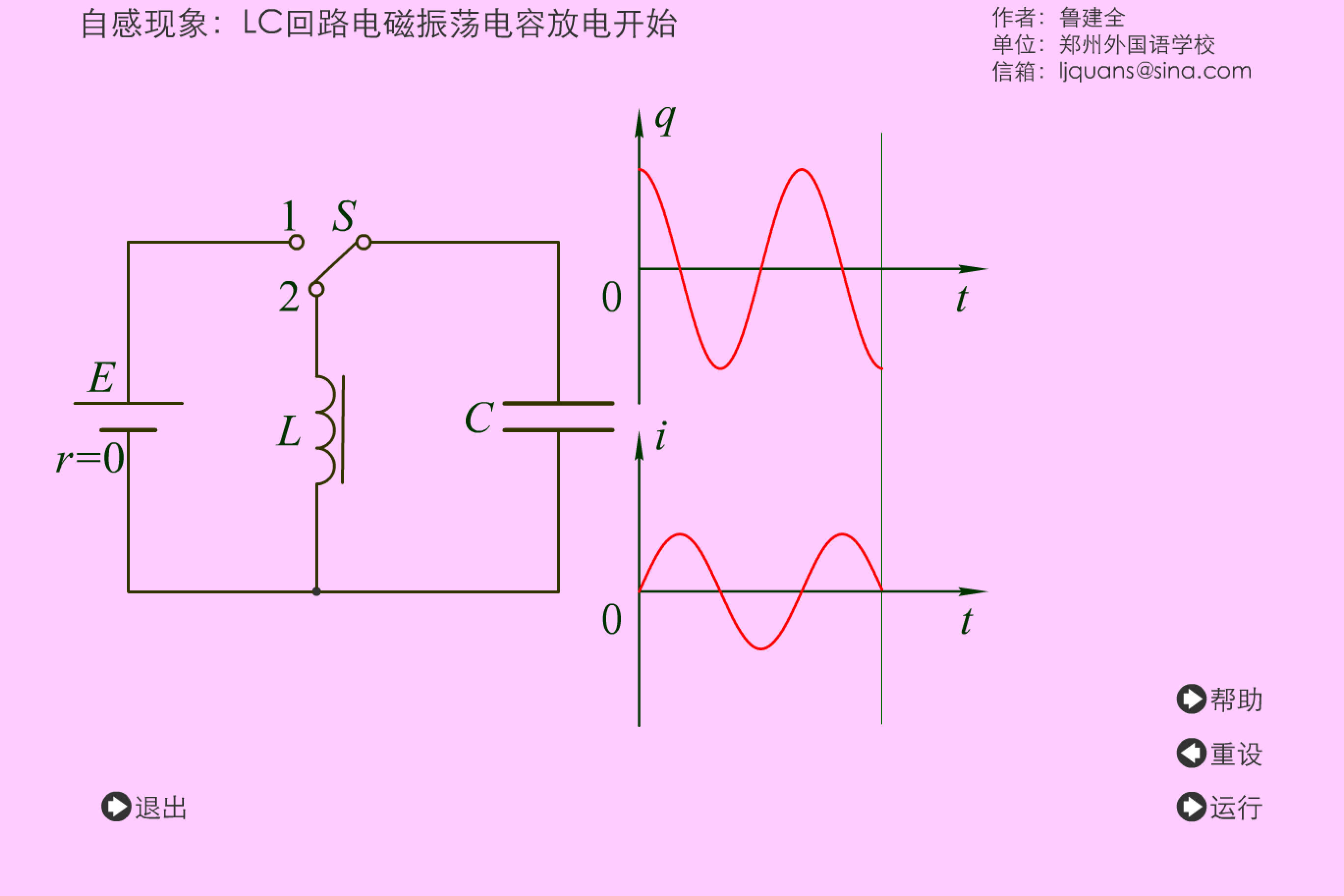 电磁振荡过程图片