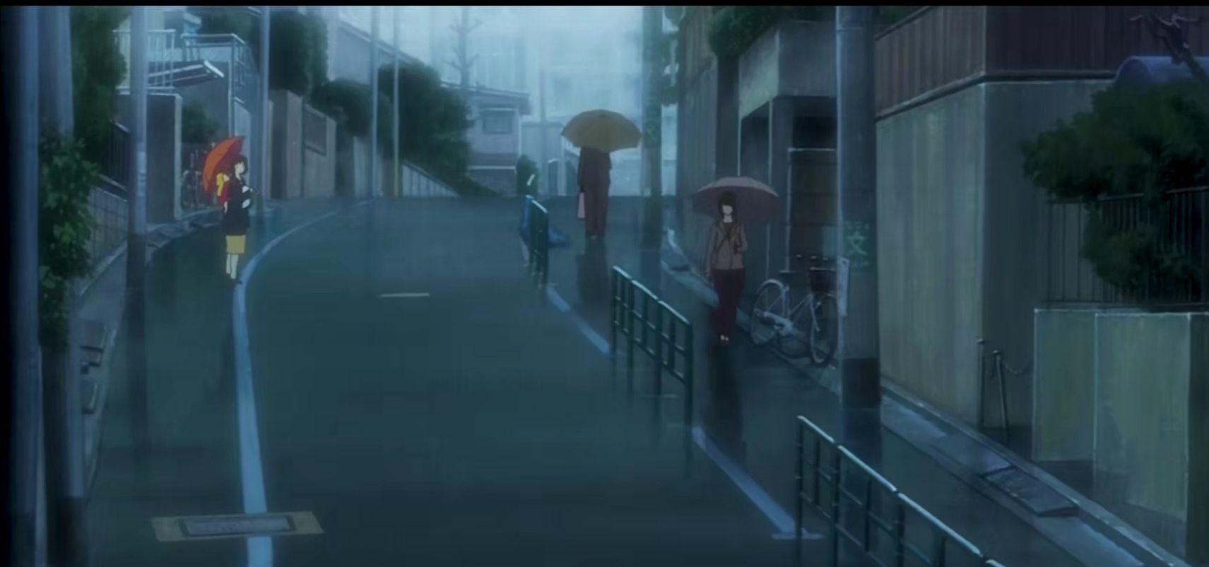 有哪些雨天的动漫电脑壁纸