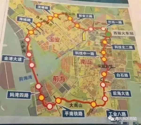 深圳地铁线路图（最详细，1-33号线），附高铁与城际线路图，持续更新  第36张