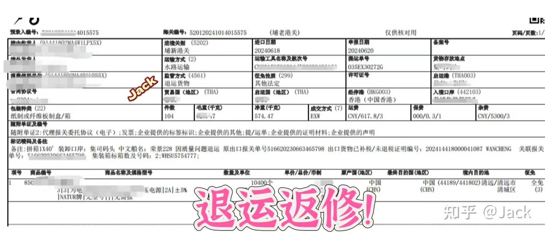 退运进口清关：探索国际贸易背后的神秘链条 - 知乎