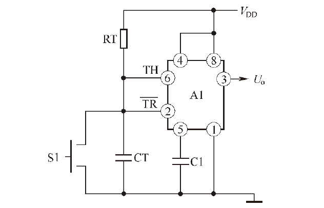 555单稳态电路原理图图片