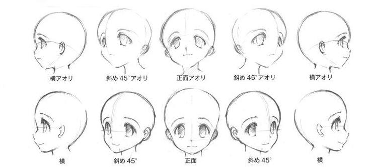 人体绘画 人体头部结构难点解析及漫画应用 知乎