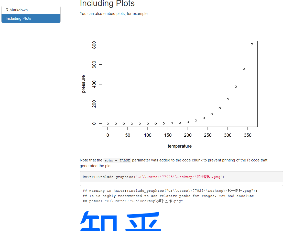 R 语言：Rmarkdown 中插入目录和图片 - 知乎