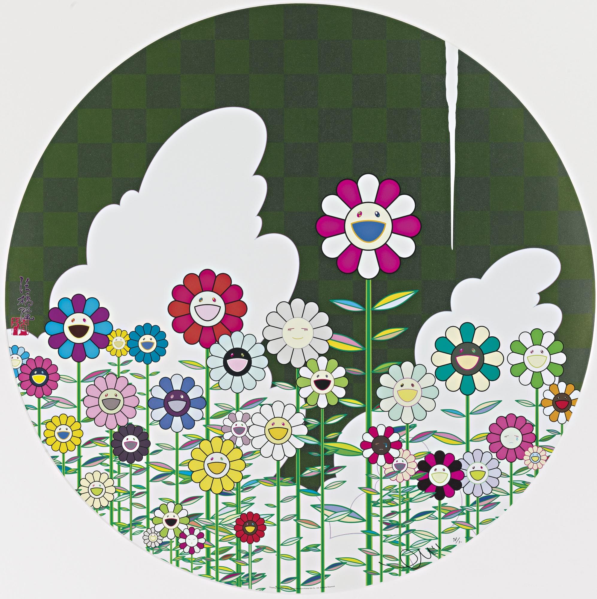 你是真心觉得村上隆的太阳花好看吗