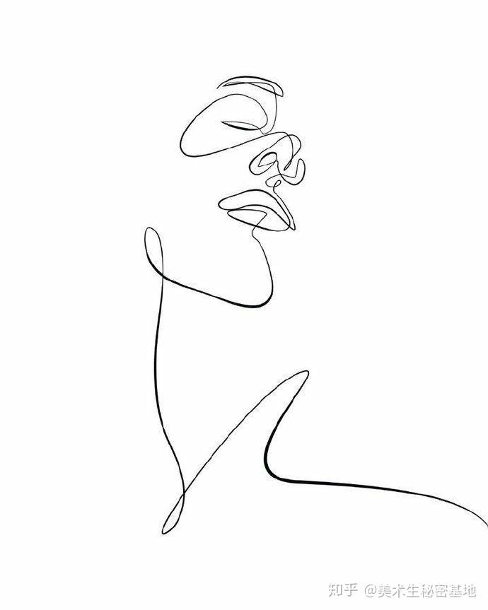让我们来感受下极简速写的线条