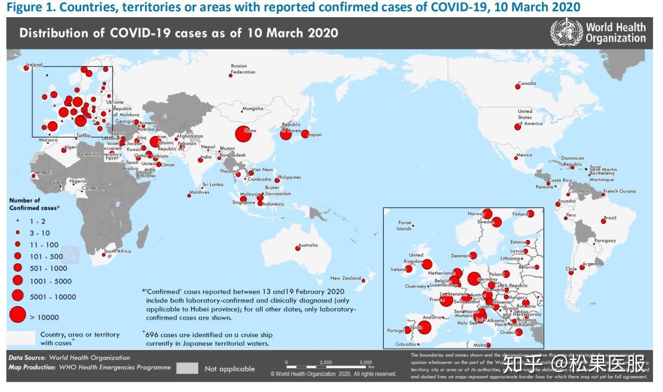 全球疫情數據分析截止3月10日