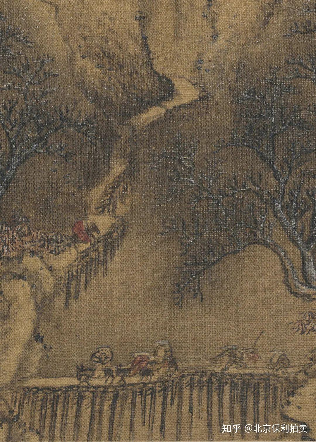 局部▌《关山积雪图》局部▌《关山积雪图》局部▌《雪景寒林图》