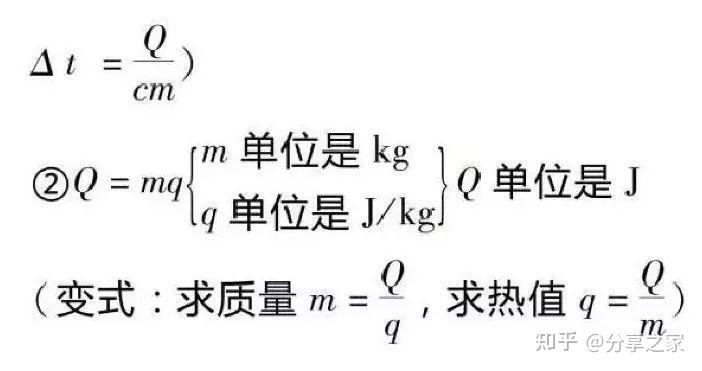 初中物理常用公式及推导公式 - 知乎