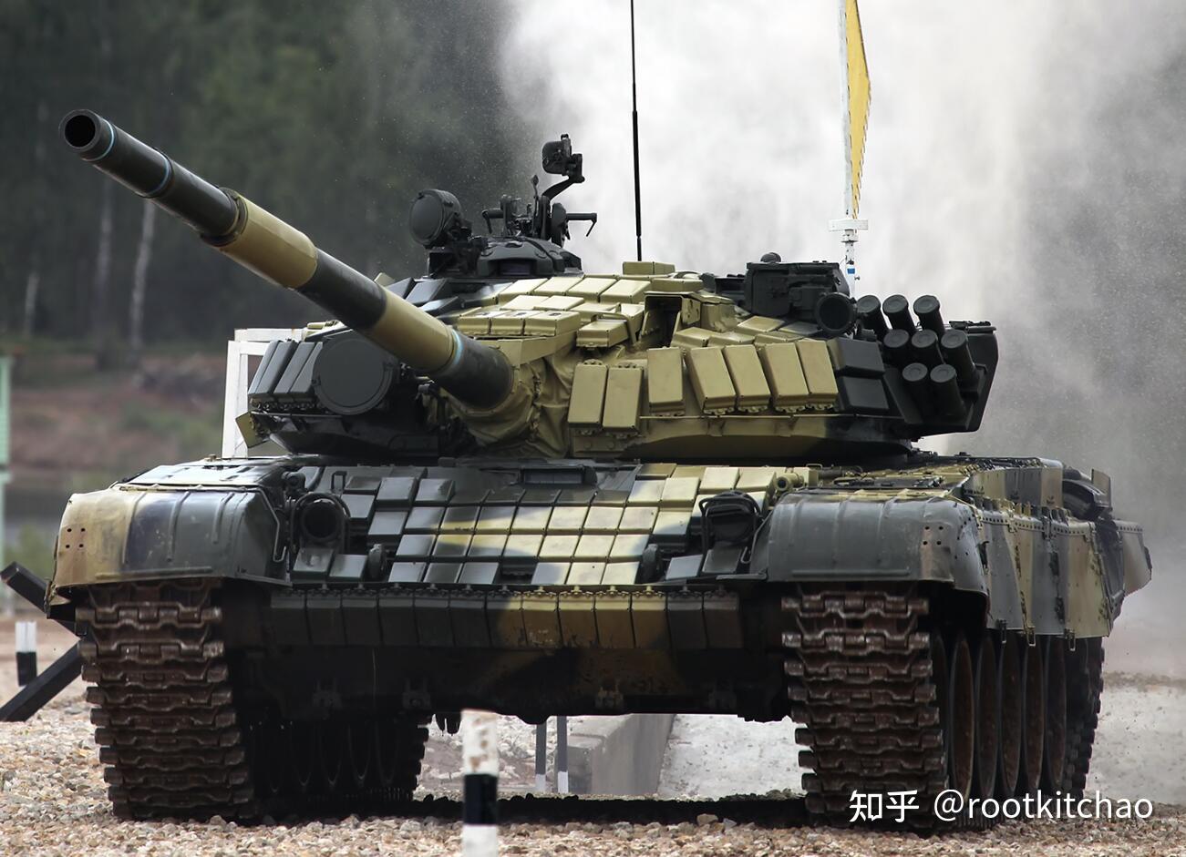 求问采用接触5爆炸反应装甲的几种t72b改进型之间的差别与强弱对比