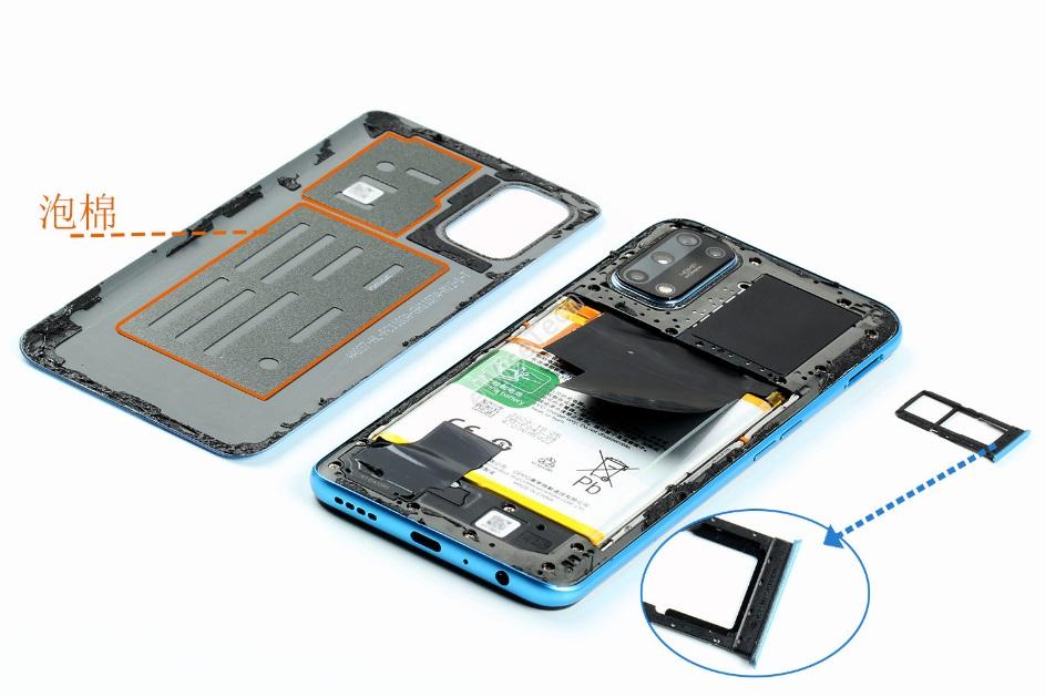 千元5g拆解篇oppok7x虽拆解简单但采用国产5g射频芯片