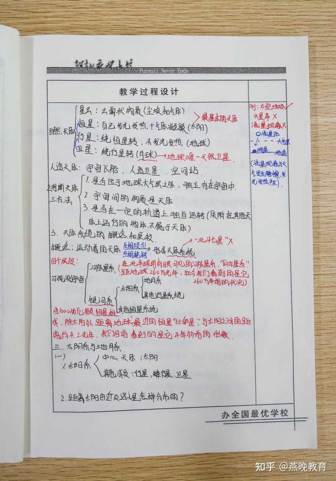 围观廊坊志鸿教师的备课本长这样