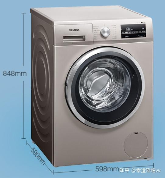 西门子siemens10公斤变频滚筒洗衣机xqg100wm12p2692w