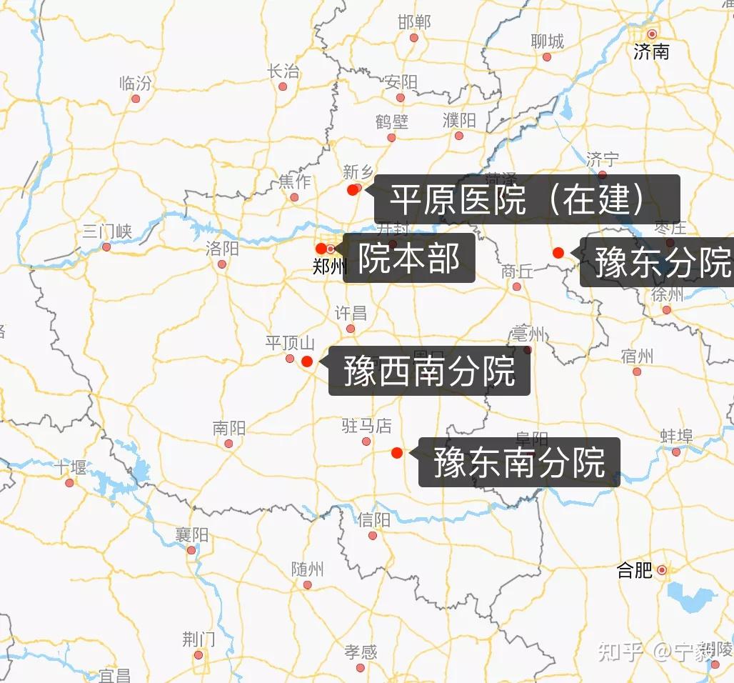 河南省中医院地图图片