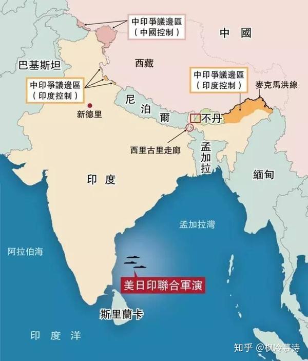 中国为什么不能和印度开战