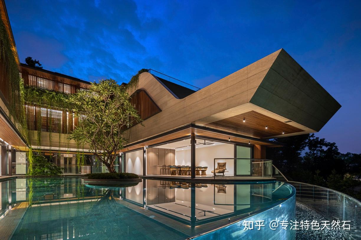 新加坡洞石别墅:水上花园