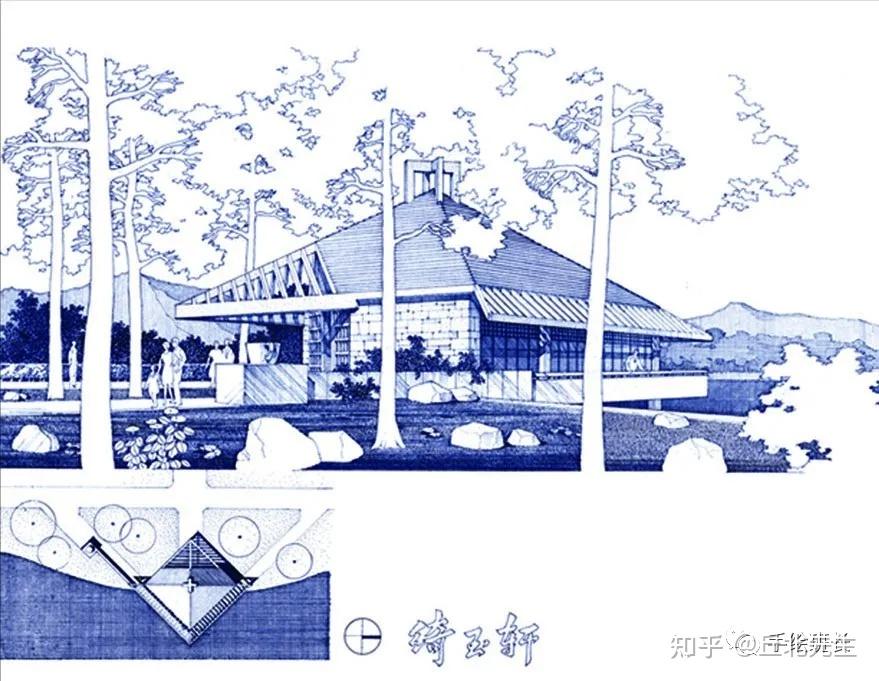案例手绘山东平度现河公园彭一刚
