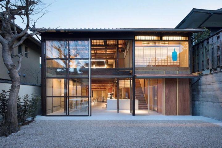 西方文化与日本百年町屋的碰撞bluebottle咖啡京都店