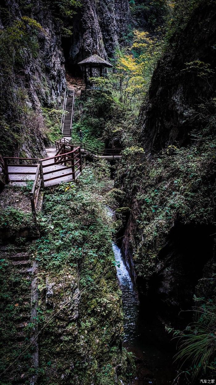 一人一唐,自驾洛南金丝峡,瞰五彩斑斓深秋神瀑峡沟