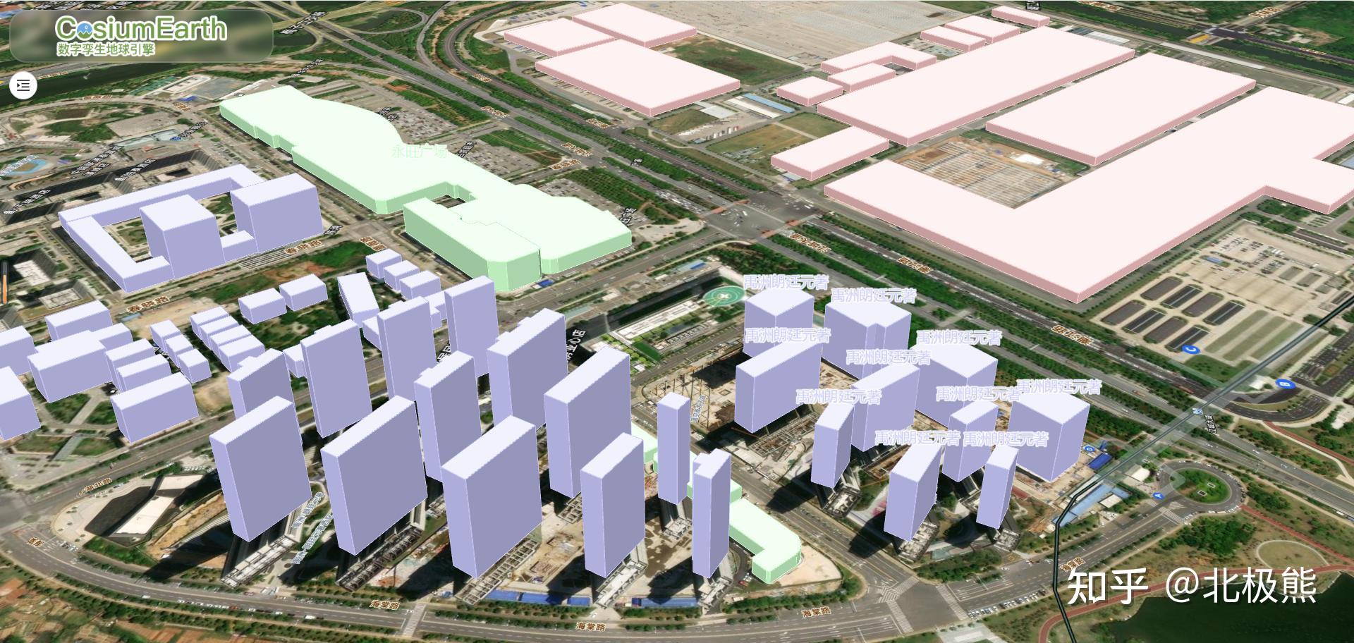 利用CesiumEarth快速制作城市建筑白模及演示场景 - 知乎