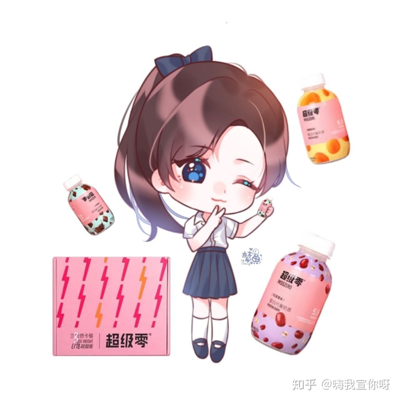 比如动漫博主为宣仪和超级零绘制的超可爱图片:粉丝们发挥聪明才智,为