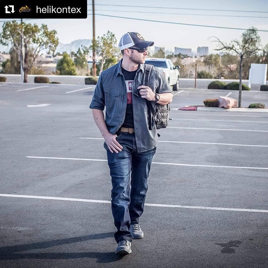 城市灰人战术牛仔裤