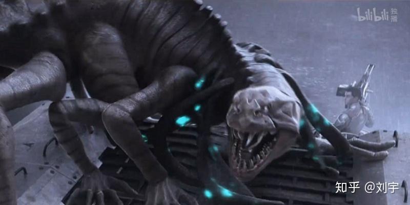 遇到的就是上半季出现了无数次的噬极兽,它终于拥有了名字,叫做"蛇狗"