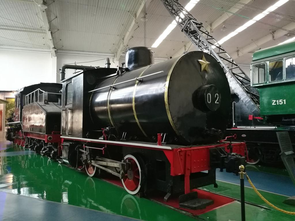中国沈阳铁路陈列馆uh2型02号蒸汽机车