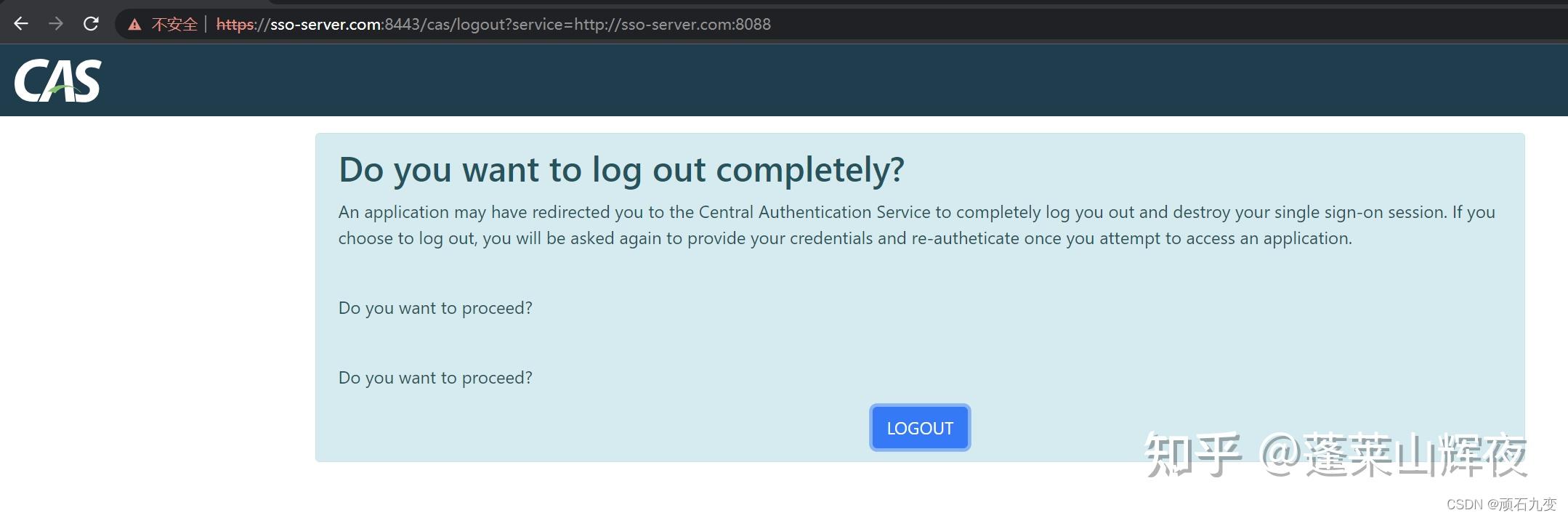 Spring Cas Spring Security + CAS 单点登录示例(单点退出) - 知乎