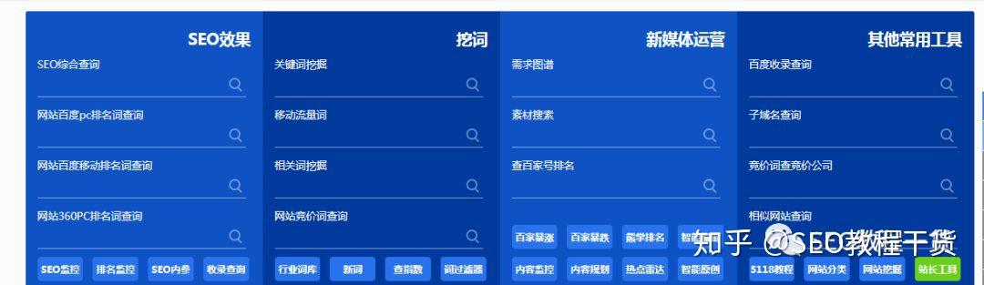 你天天在用的站长工具有哪些？