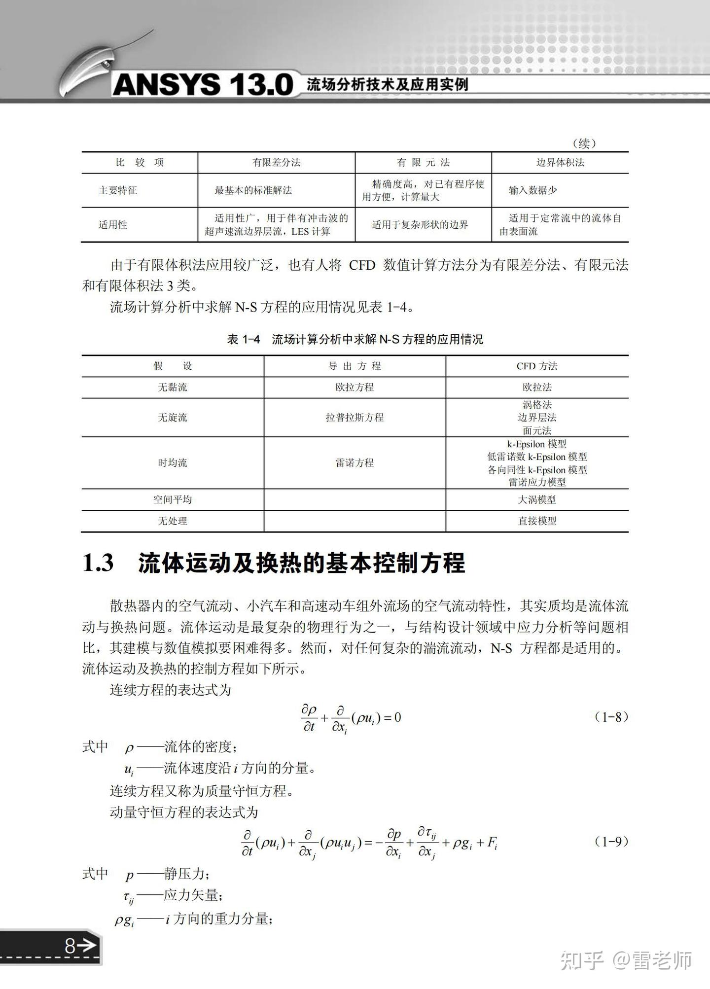 ANSYS_13.0流场分析技术及应用实例 - 知乎