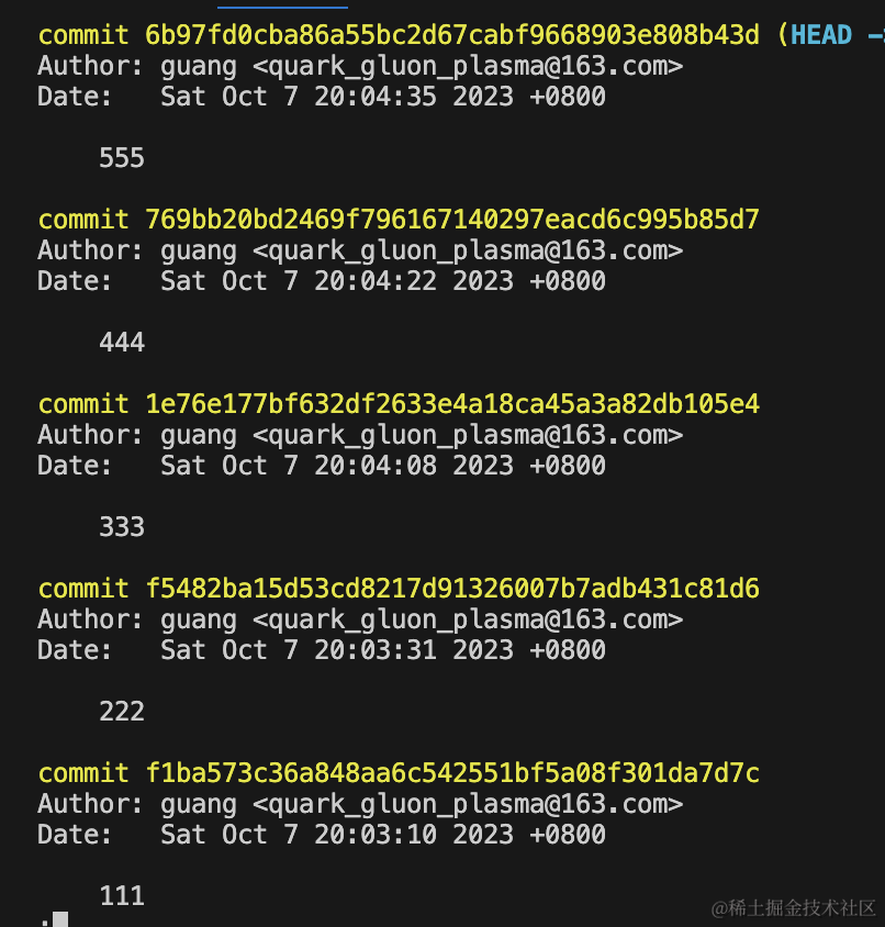 Git Commit git commit