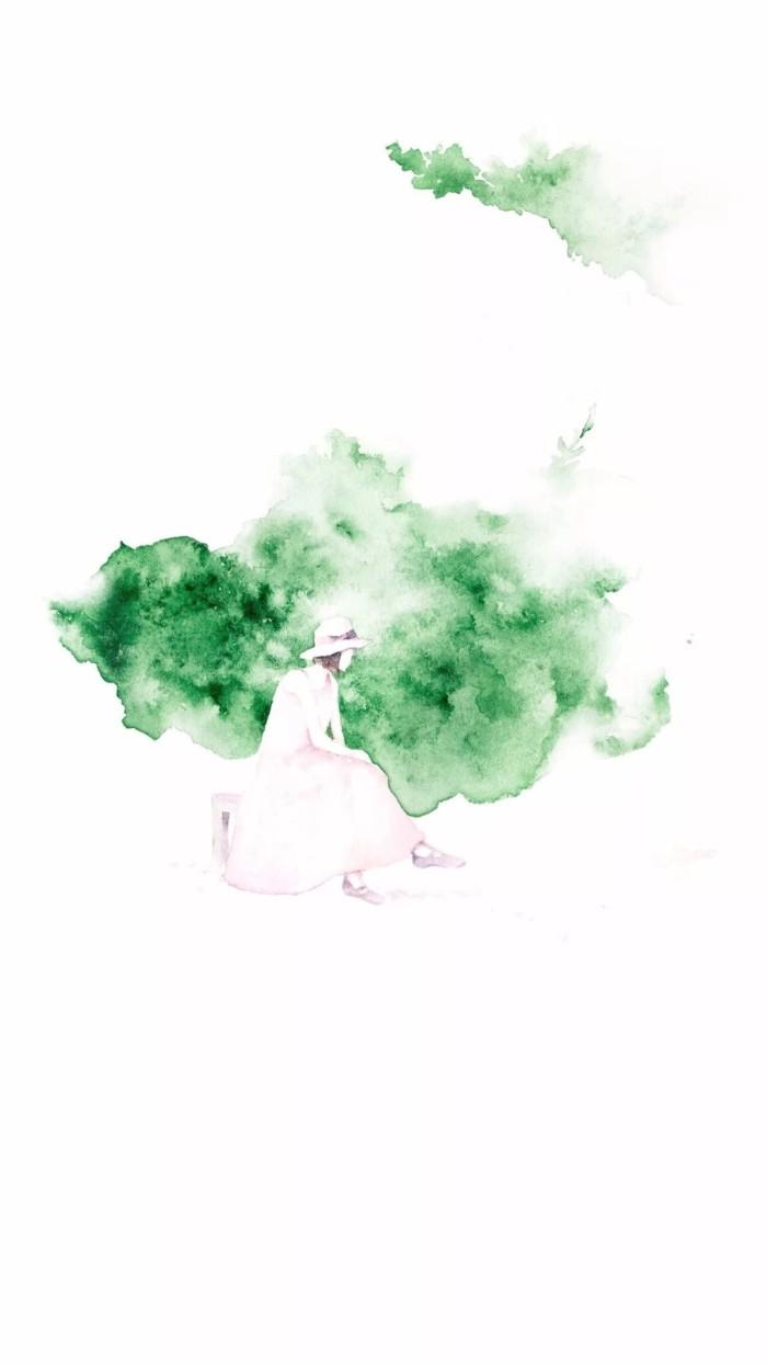 极富美感的绿色系壁纸(无水印)(绿色壁纸唯美可爱)