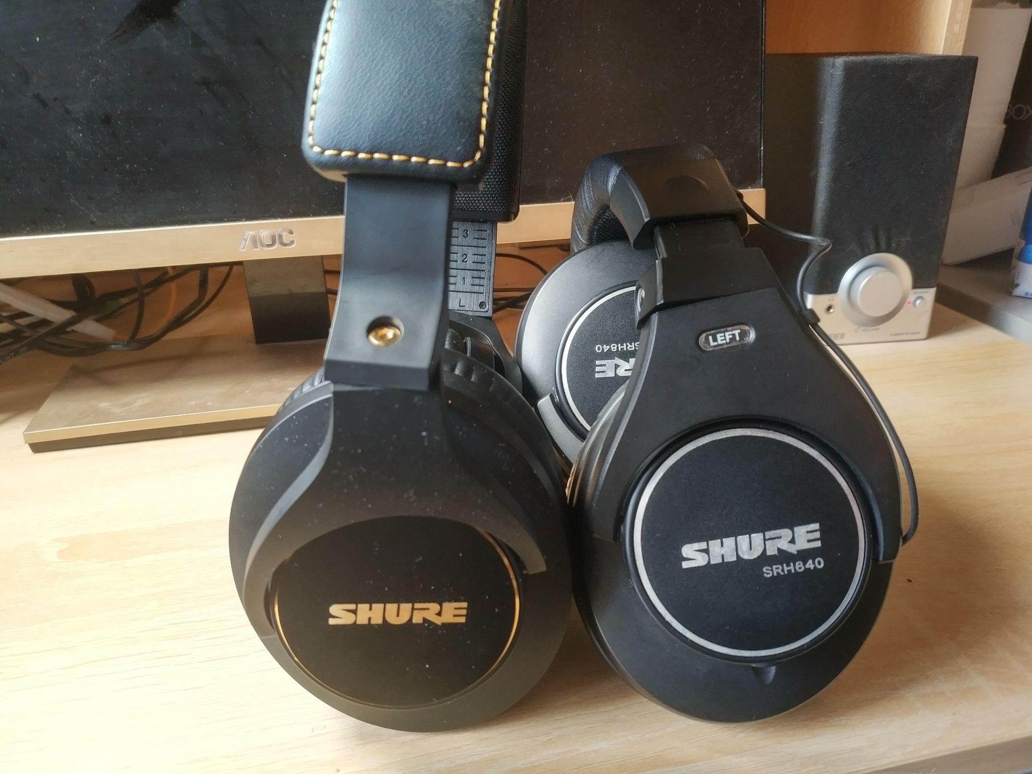 舒尔srh840a千元封闭式监听头戴耳机分享